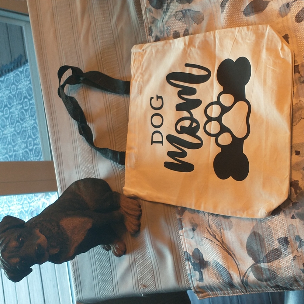 COPY - "Dog Mom" Tote Bag New